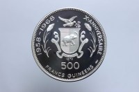 GUINEA 500 FRANCHI 1970 PROOF TIY