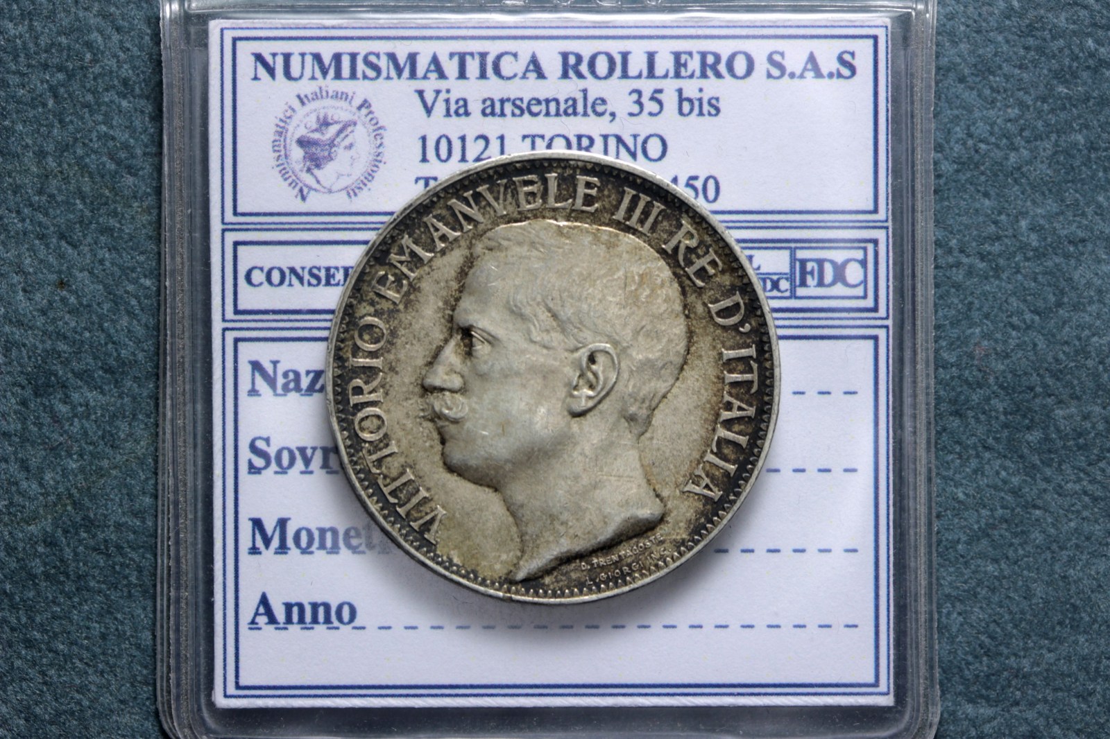 VITTORIO EMANUELE III 2 LIRE 1911 ROMA CINQUANTENARIO SPL++