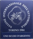 SCUDO D'ARGENTO DA 30.000 LIRE SALONE DELL'AUTOMOBILE TORINO 1984 PROOF