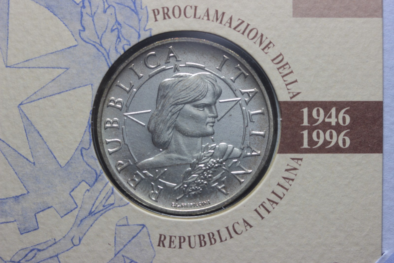 10000 LIRE 1996 50° ANN. PROCLAMAZIONE DELLA REPUBBLICA FDC