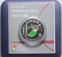 ITALIA 5 EURO 2023 AERONAUTICA MILITARE PROOF