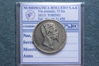 VITTORIO EMANUELE II RE ELETTO 1 LIRA 1859 BOLOGNA Q.SPL/SPL RARA