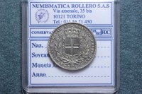 CARLO ALBERTO 1 LIRA 1832 GENOVA Q.SPL R2