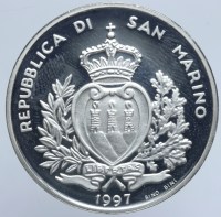 SAN MARINO 5000 LIRE 1997 PROOF VASCO DA GAMA