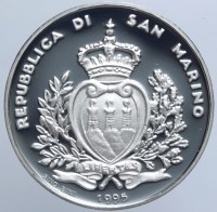 SAN MARINO 5000 LIRE 1995 PROOF AMERIGO VESPUCCI