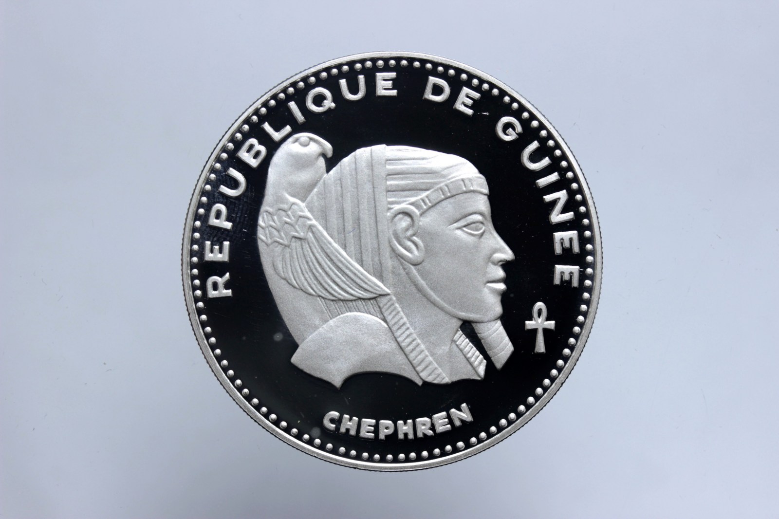 GUINEA 500 FRANCHI 1970 PROOF CHEFREN 