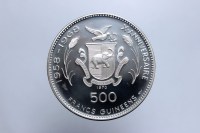 GUINEA 500 FRANCHI 1970 PROOF TUTANKHAMON