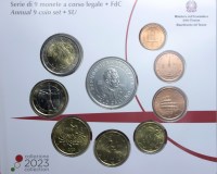 ITALIA DIVISIONALE 9 VALORI 2023 ITALO CALVINO FDC