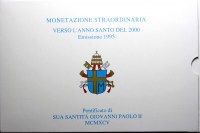 GIOVANNI PAOLO II DITTICO 1995 VERSO L'ANNO SANTO DEL 2000 PROOF