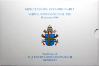 GIOVANNI PAOLO II DITTICO 1996 VERSO L'ANNO SANTO DEL 2000 PROOF