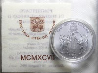 GIOVANNI PAOLO II 500 LIRE 1997 ROMA FDC