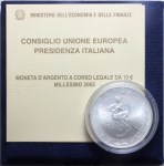 ITALIA 10 EURO 2003 PRESIDENZA ITALIANA FDC