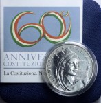 ITALIA 5 EURO COSTITUZIONE ITALIANA 2008 FDC