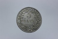 SVIZZERA CANTONE DI VAUD 5 BATZEN 1811 SPL++