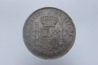 SPAGNA ALFONSO XIII 5 PESETAS 1898 SG-V