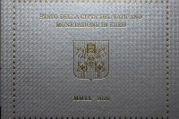 VATICANO PAPA FRANCESCO DIVISIONALE IN EURO 2020 FDC