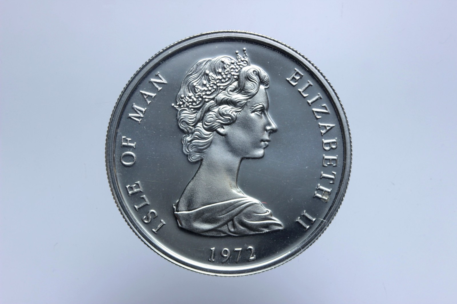 ISLE OF MAN ELISABETTA II 25 NEW PENCE 1972 PROOF 