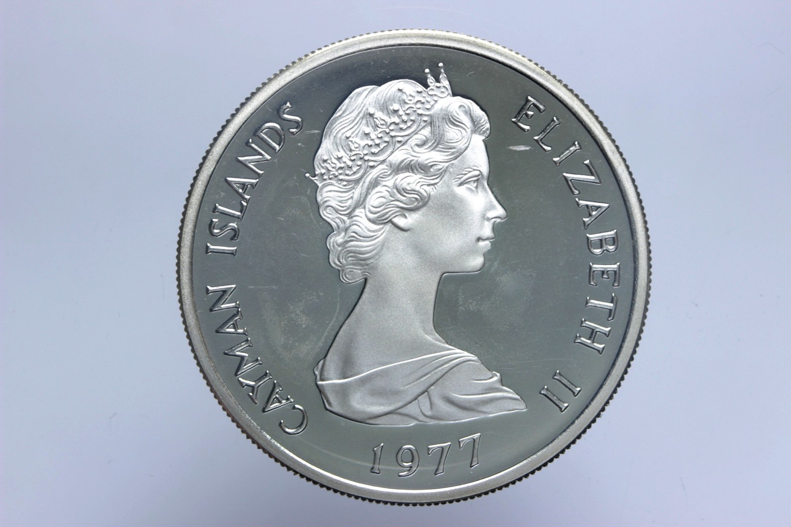 CAYMAN ISLANDS ELISABETTA II 5 DOLLARI 1977 PROOF