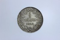 FRANCOFORTE 1/2 GULDEN 1841 BB+