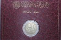 VATICANO PAPA FRANCESCO 2 EURO 2021 DANTE ALIGHIERI