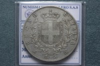 VITTORIO EMANUELE II 5 LIRE 1865 NAPOLI BB