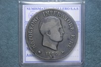 NAPOLEONE I RE D'ITALIA 5 LIRE 1809 MILANO I° TIPO MB/BB