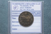 VITTORIO EMANUELE III 2 CENTESIMI 1907 VALORE BB R2