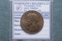 VITTORIO EMANUELE III 5 CENTESIMI 1913 FDC RAME ROSSO