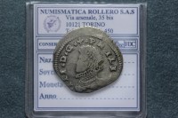 SICILIA MESSINA FILIPPO III 1598-16213 TARI' 1612 SIGLE DF A