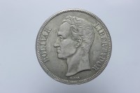 VENEZUELA 5 BOLIVARES 1936 SPL