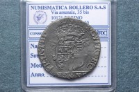 CARLO EMANUELE II DUCA MEZZA LIRA I° TIPO 1652 TORINO BB+