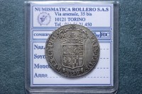 CARLO EMANUELE II DUCA LIRA NUOVA 1675 TORINO SPL 