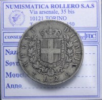 VITTORIO EMANUELE II 2 LIRE 1861 TORINO Q.BB R3 RARISSIMA