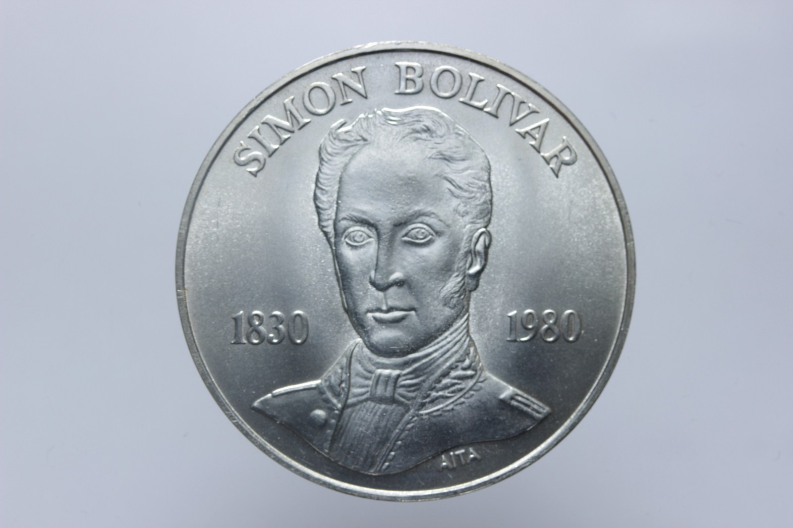 VENEZUELA 100 BOLIVARES 1980 SIMON BOLIVAR FDC