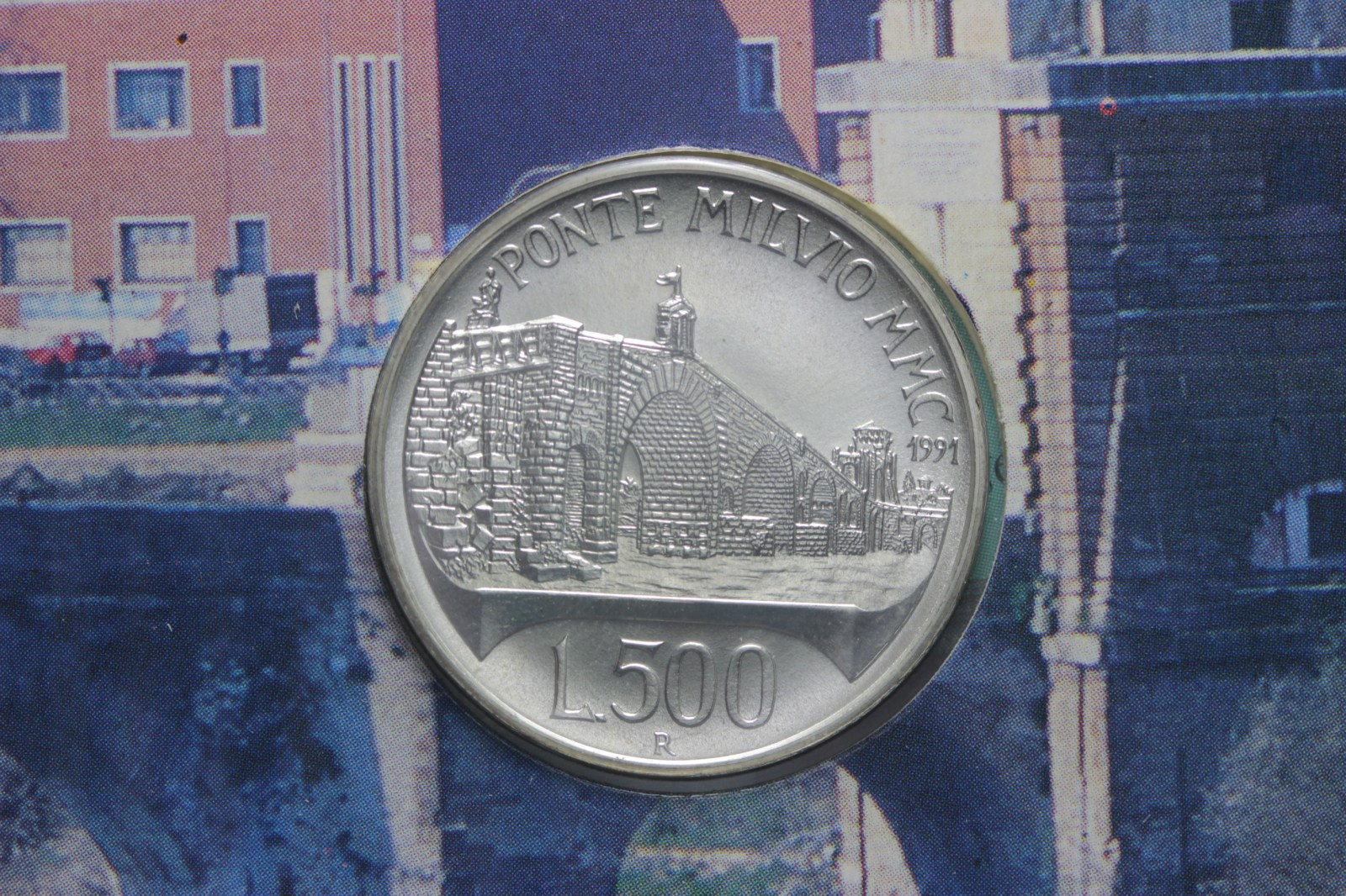 500 LIRE 1991 PONTE MILVIO FDC