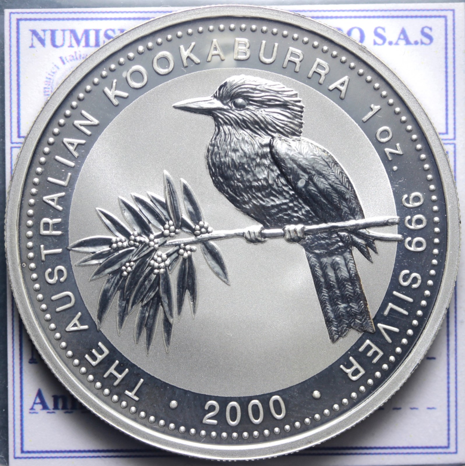 AUSTRALIA ELISABETTA II DOLLARO KOOKABURRA 2000 FDC