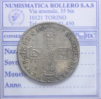 INGHILTERRA GUGLIELMO III 1694-1702 SHILLING 1697 (1°BUSTO) SPL++