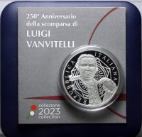 ITALIA 5 EURO 2023 LUIGI VANVITELLI/REGGIA DI CASERTA PROOF