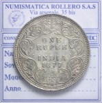 INDIA BRITANNICA REGINA VITTORIA RUPIA 1877 SPL+