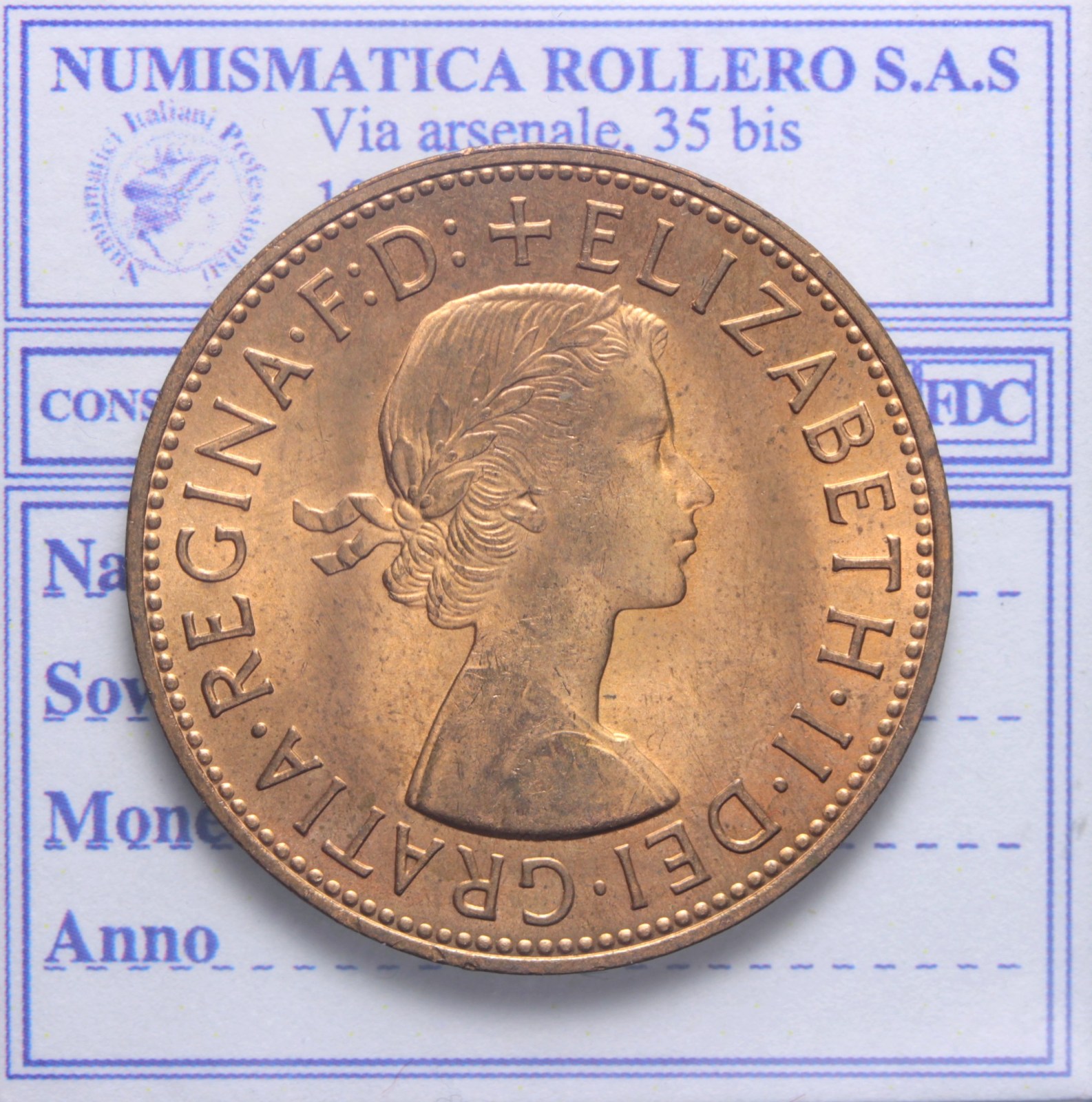 INGHILTERRA ELISABETTA II 1952-2022 PENNY 1963 FDC