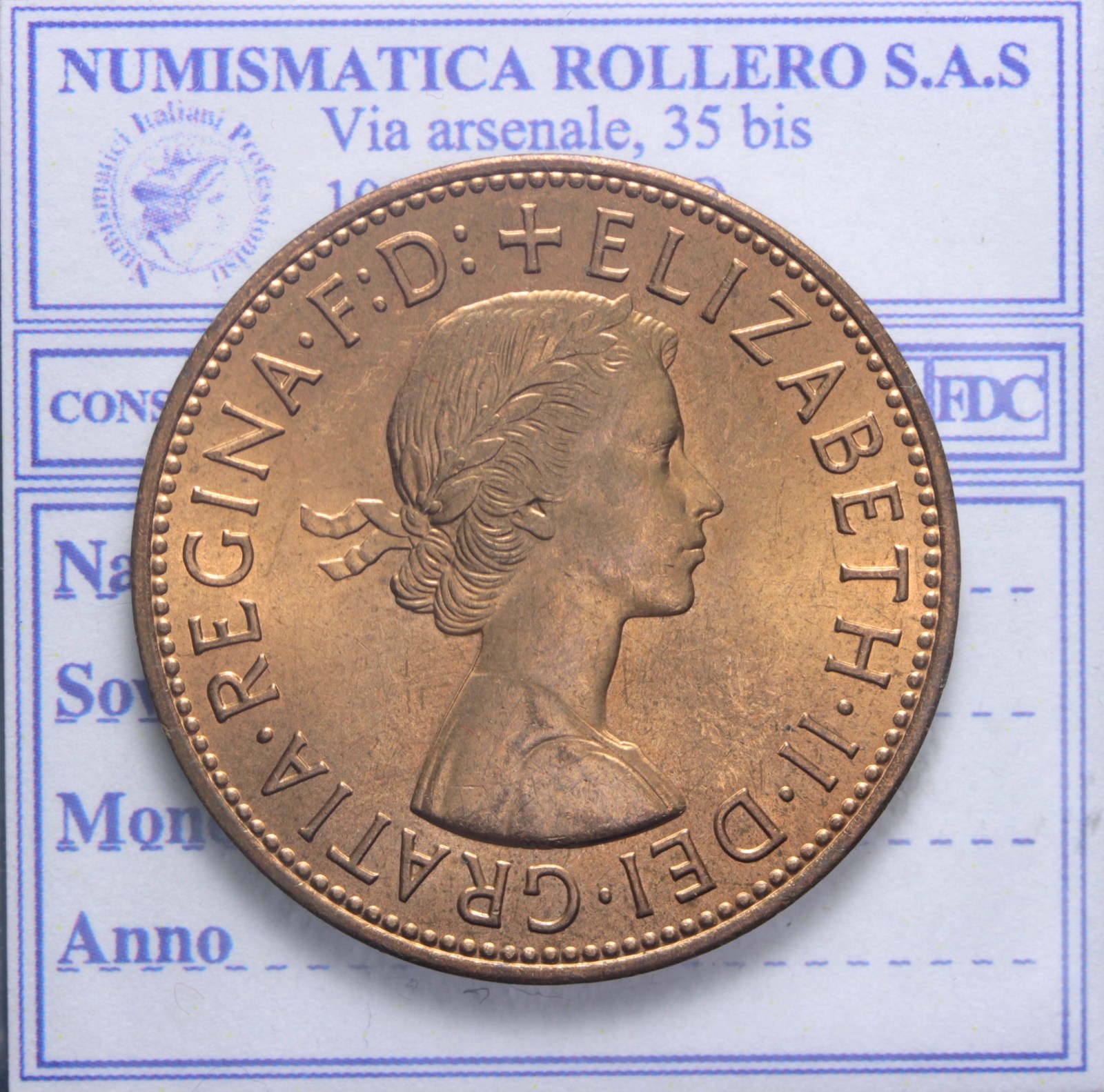INGHILTERRA ELISABETTA II 1952-2022 PENNY 1964 FDC