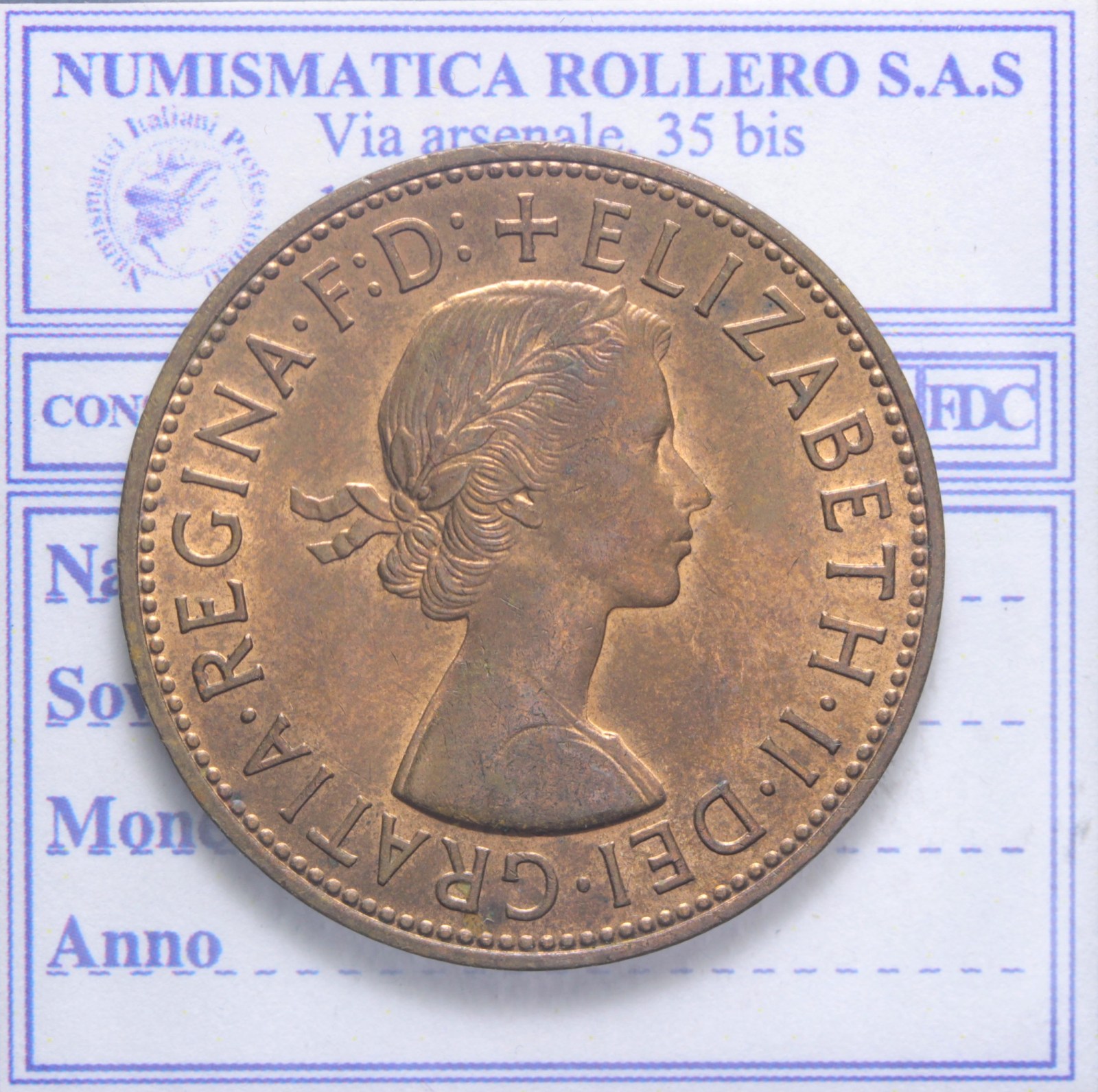 INGHILTERRA ELISABETTA II 1952-2022 PENNY 1965 FDC