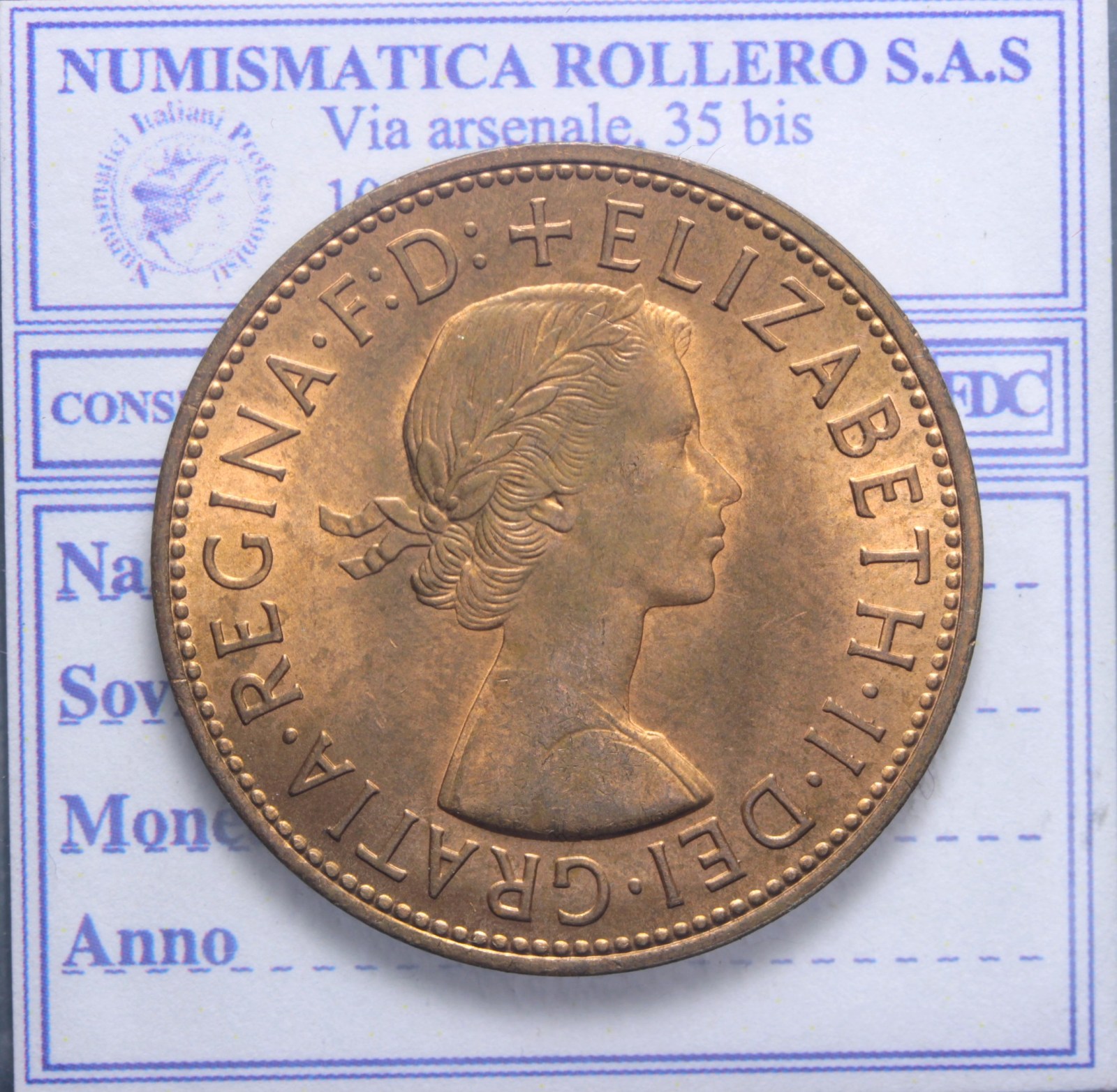 INGHILTERRA ELISABETTA II 1952-2022 PENNY 1966 FDC