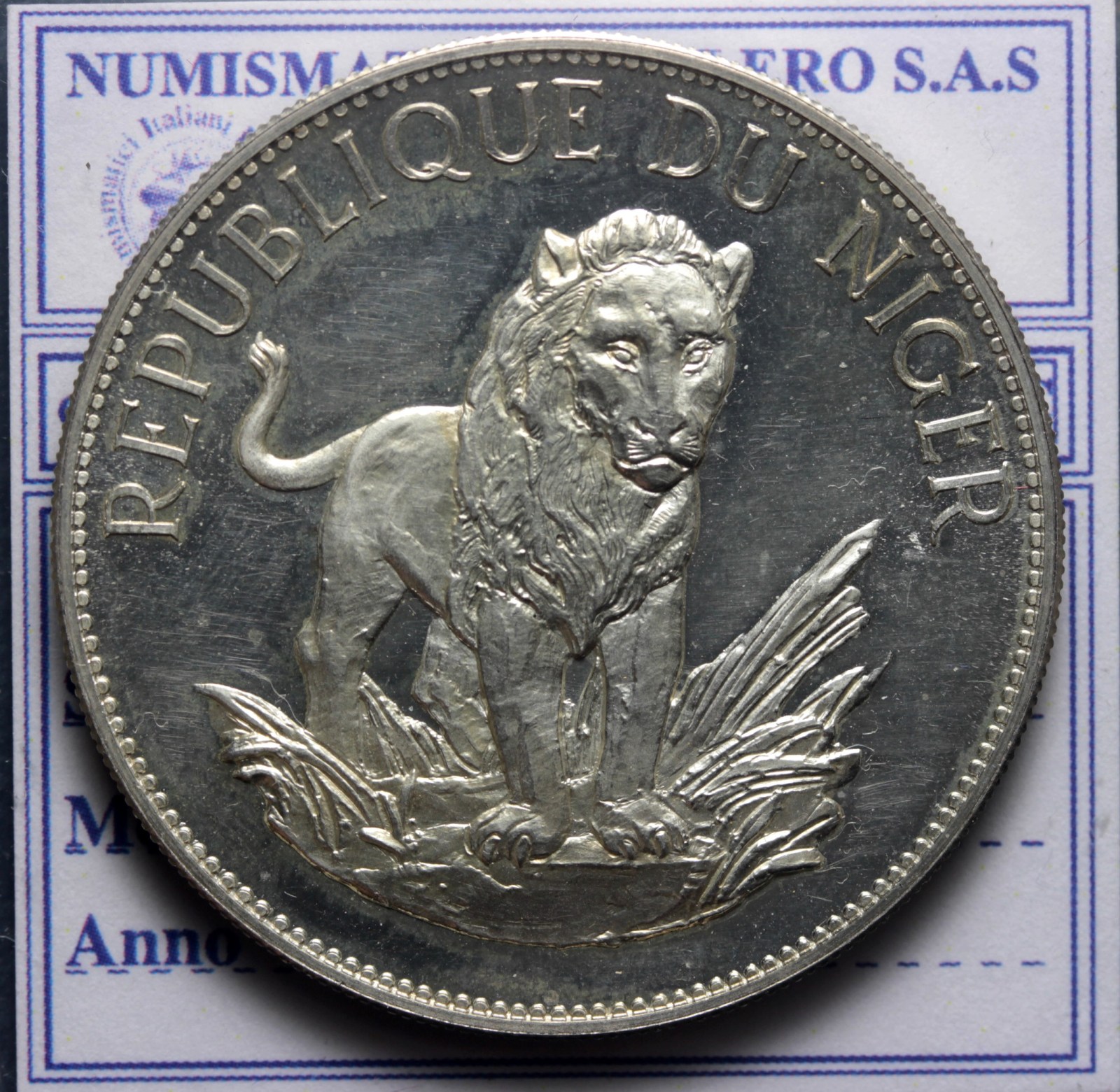 NIGER 10 FRANCHI 1968 PROOF
