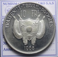 NIGER 10 FRANCHI 1968 PROOF