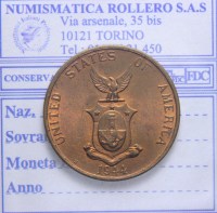 FILIPPINE AMMINISTRAZIONE AMERICANA 1 CENTAVO 1944 SAN FRANCISCO FDC
