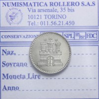 GERMANIA AMBURGO 1 SCHILLING 1855 BERLINO FDC