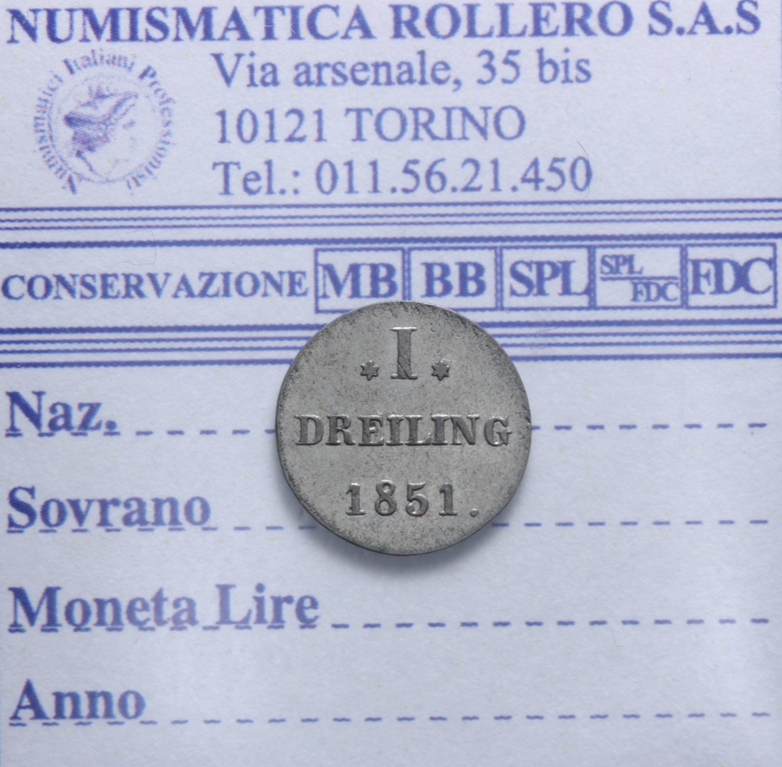 GERMANIA AMBURGO 1 DREILING 1851 Q.FDC