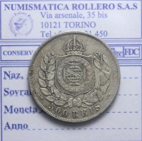 BRASILE PEDRO II 1831-1889 500 REIS 1868 BB++