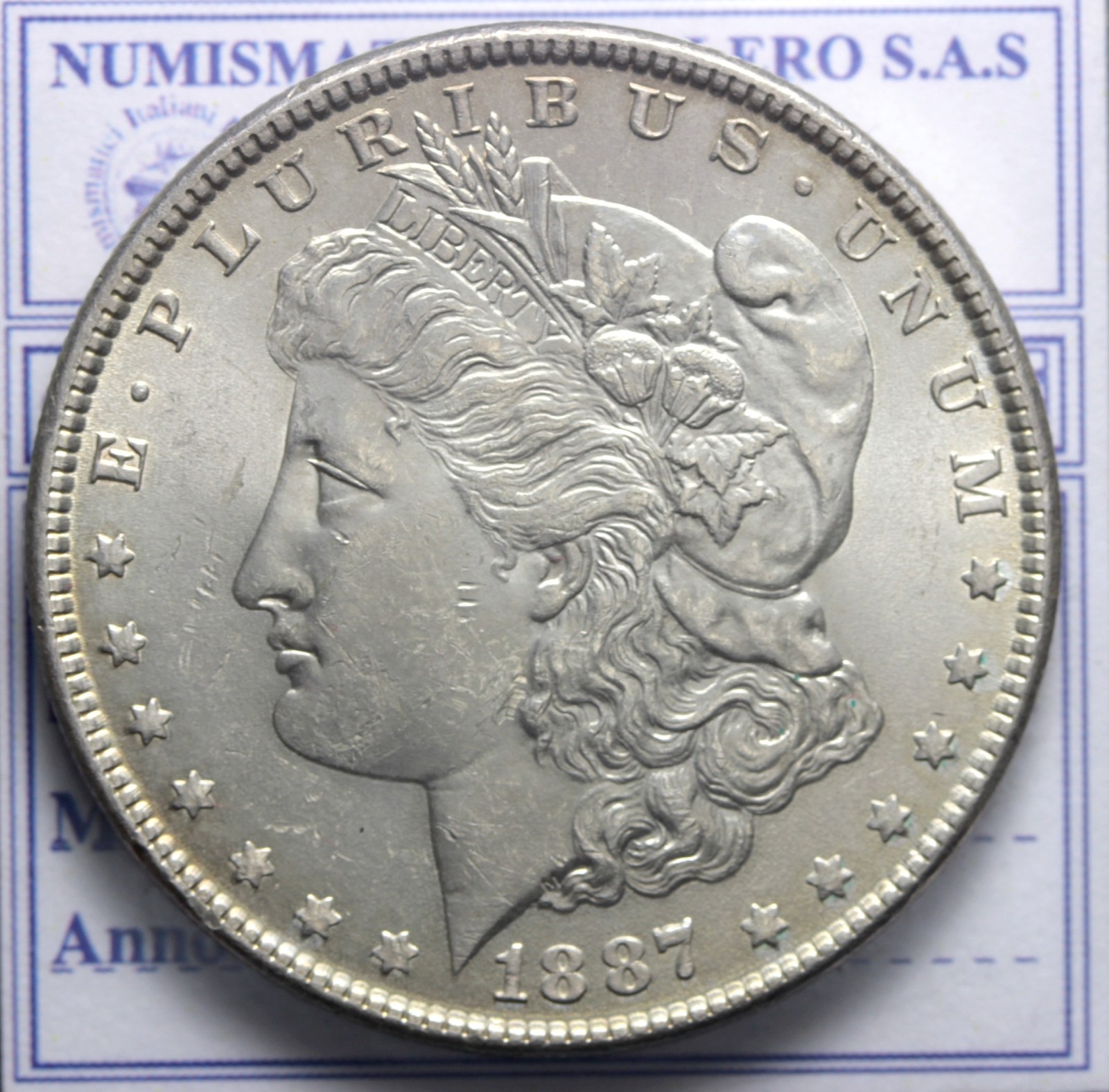 USA DOLLARO MORGAN 1887 PHILADELPHIA SPL+/FDC